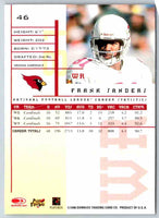 1998 Leaf Rookies And Stars Frank Sanders #46