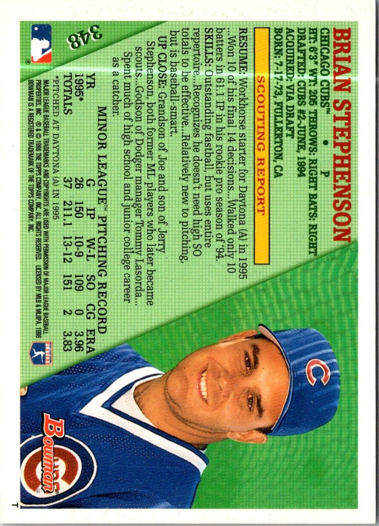 1996 Bowman Brian Stephenson