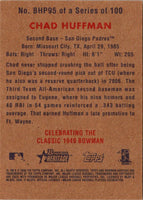 2006 Bowman Heritage Prospects Chad Huffman #BHP95