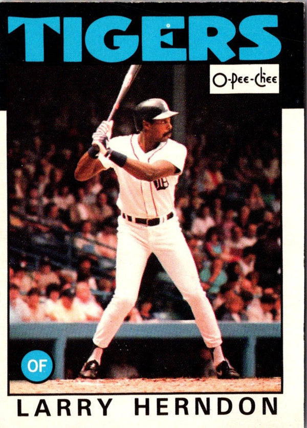 1986 O-Pee-Chee Larry Herndon #61