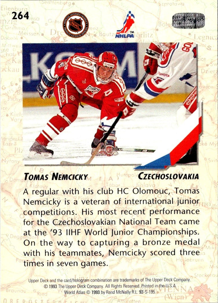 1993 Upper Deck Tomas Nemcicky