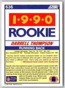 1990 Score Darrell Thompson