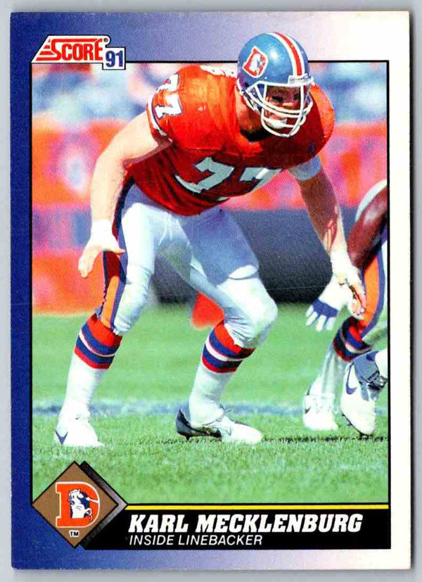 1991 Score Karl Mecklenburg #77