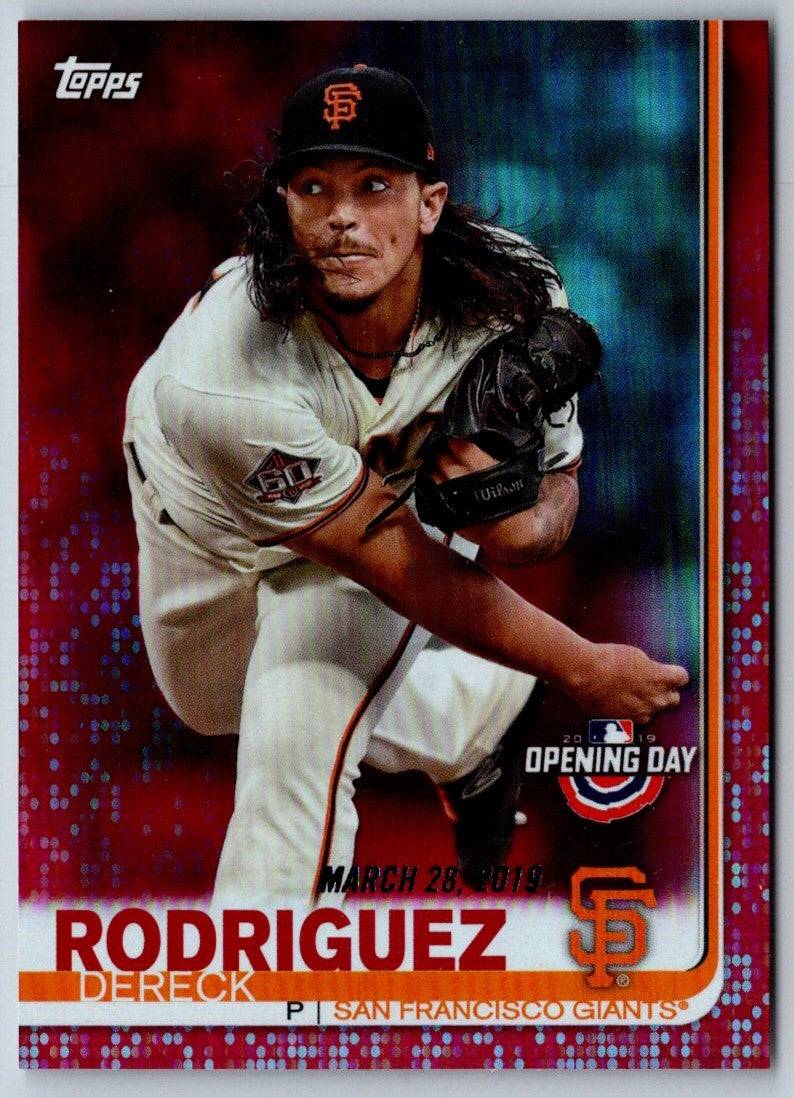 2019 Topps Opening Day Dereck Rodriguez