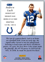 2019 Panini Andrew Luck #35 Rookie