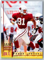 1998 Leaf Rookies And Stars Frank Sanders #46