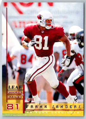 1998 Leaf Rookies And Stars Frank Sanders #46