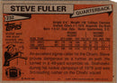 1981 Topps Steve Fuller