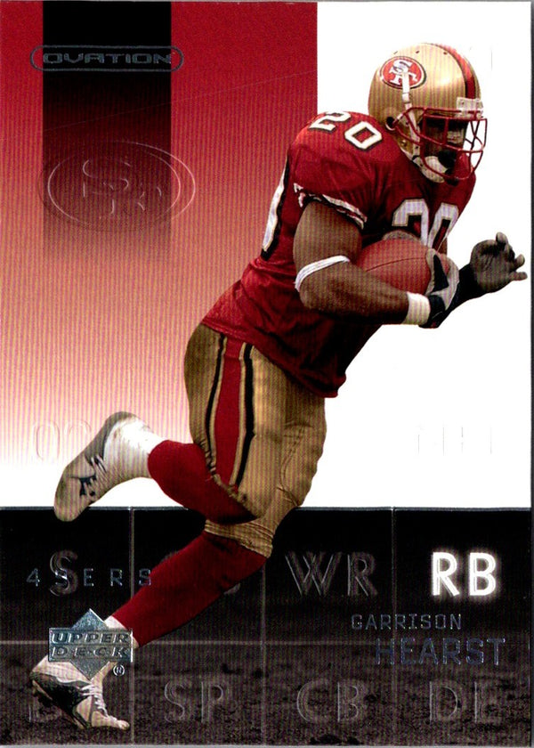 2002 Upper Deck Ovation Garrison Hearst #76