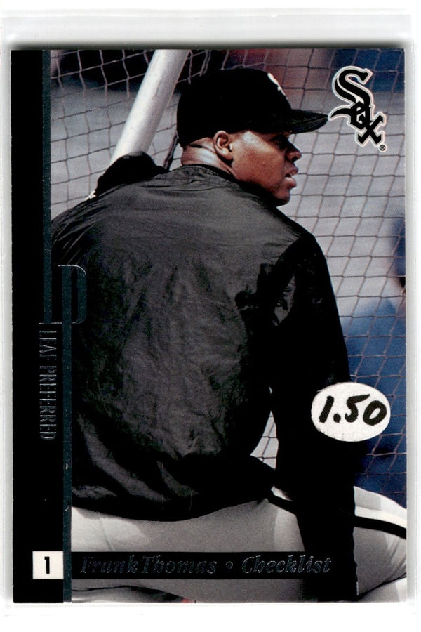 1996 Leaf Preferred Frank Thomas #147