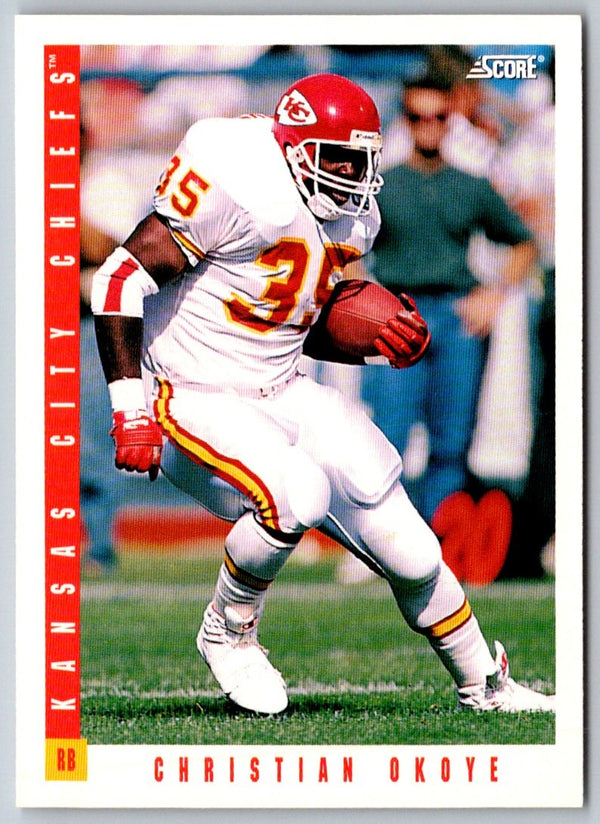 1993 Score Christian Okoye #160