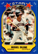 1981 Fleer Star Stickers Miguel Dilone