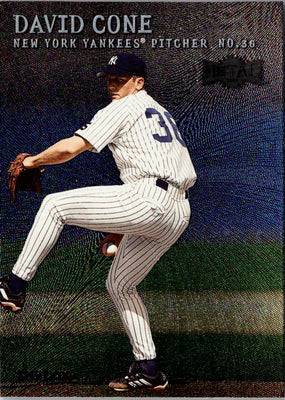 1999 Fleer Burger King New York Yankees David Cone #19