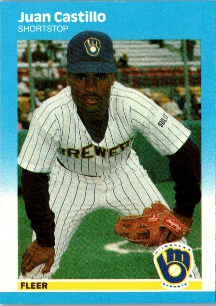 1987 Fleer Update Juan Castillo