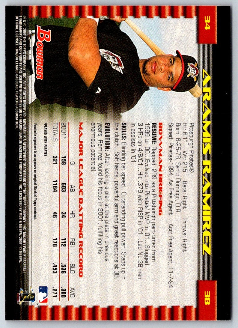 2002 Bowman Aramis Ramirez