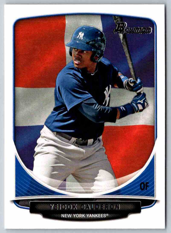 2013 Bowman Yeicok Calderon #BP82