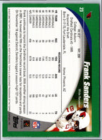 2002 Topps Frank Sanders #23