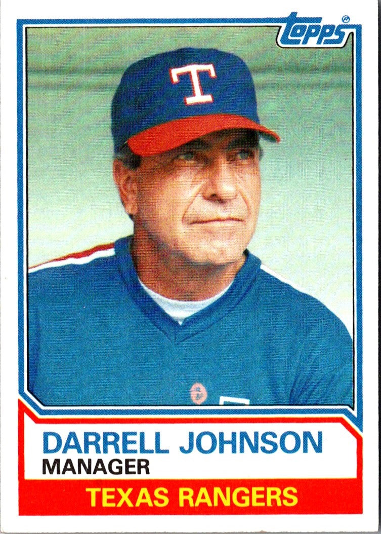 1983 Topps Darrell Johnson