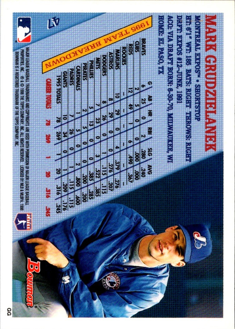 1996 Bowman Mark Grudzielanek