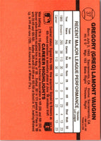 1990 Donruss Greg Vaughn #37 Rookie