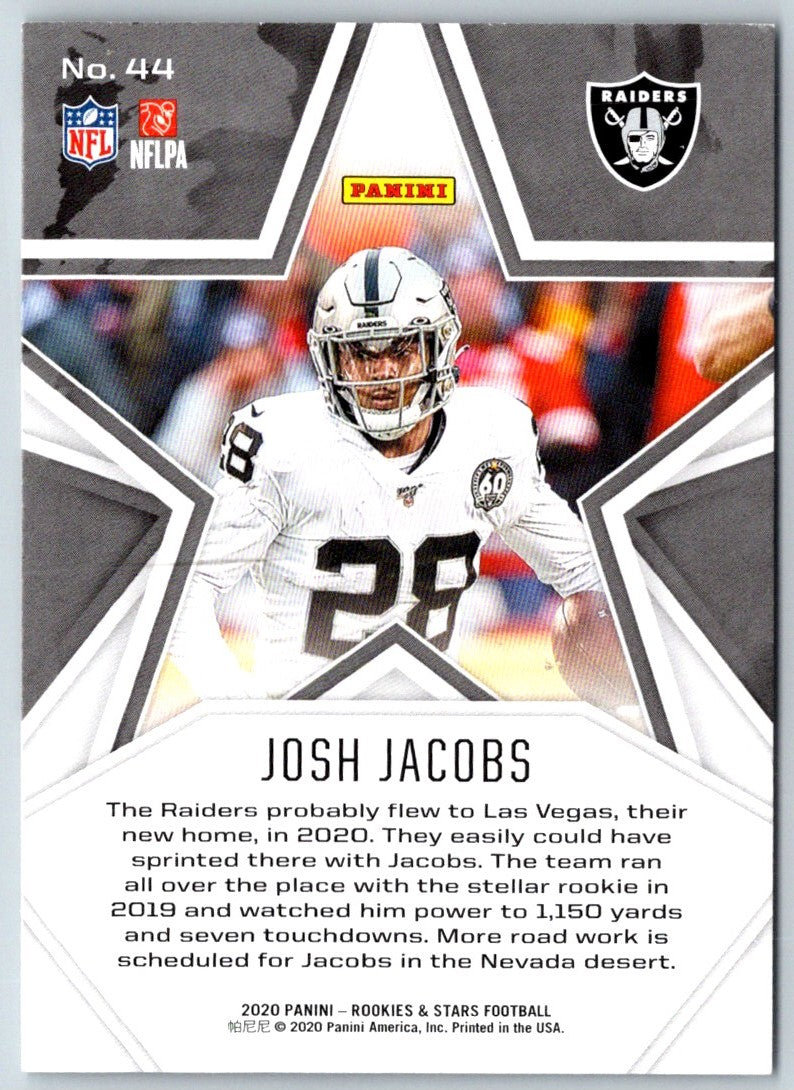 2020 Panini Prizm Draft Picks Josh Jacobs