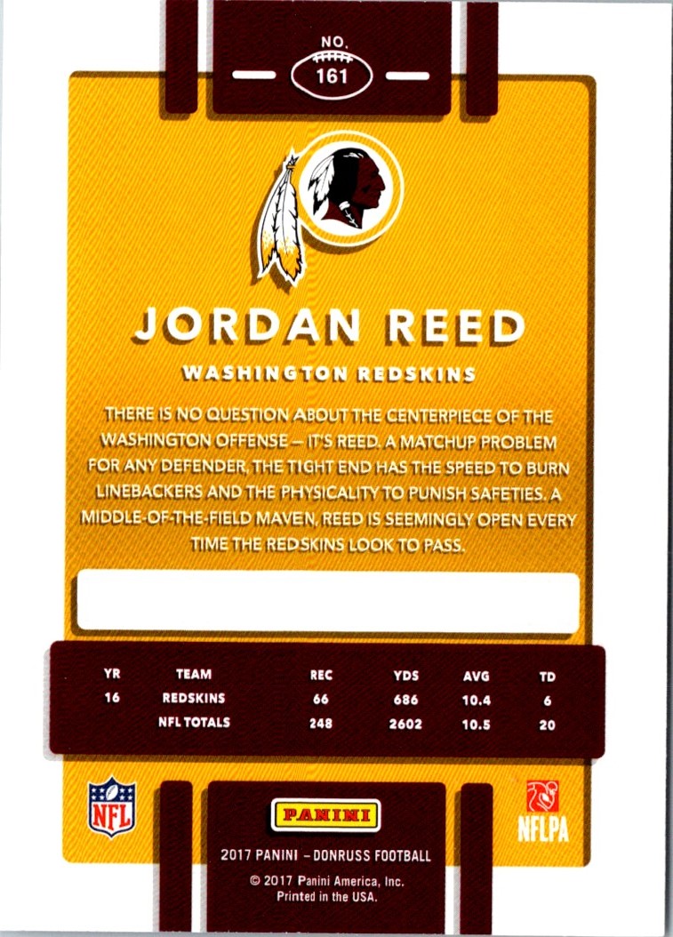 2017 Donruss Jordan Reed