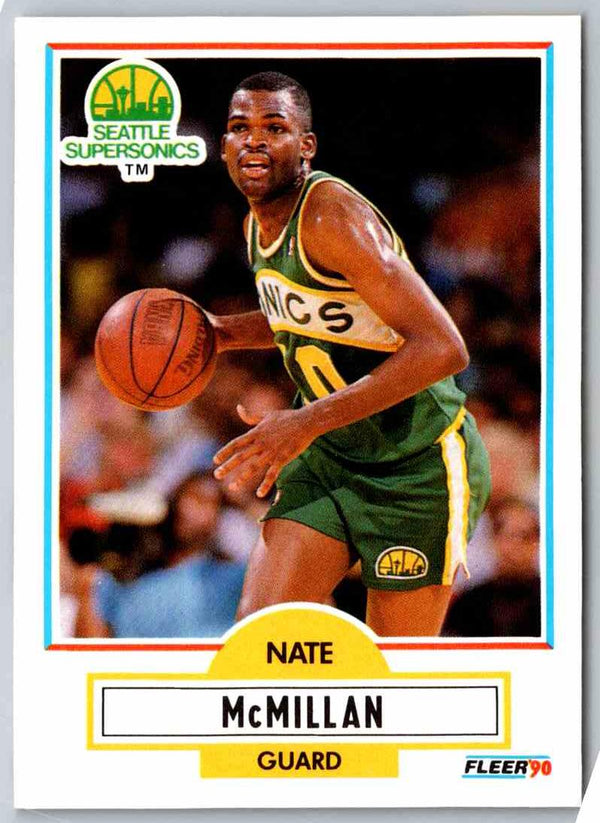 1990 Fleer Nate McMillan #181