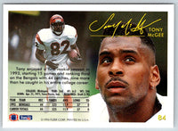 1994 Fleer Tony McGee #84