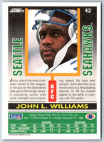 1992 Score John L. Williams #42