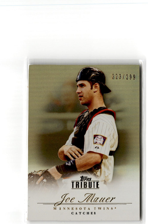 2012 Topps Tribute Bronze Joe Mauer #51 223/299