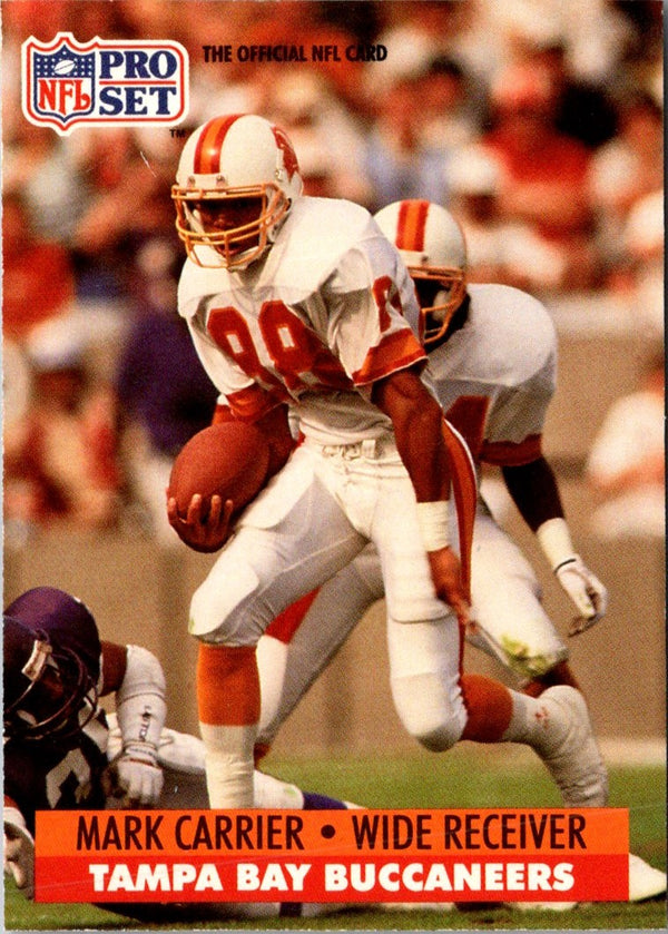 1991 Pro Set Mark Carrier #667