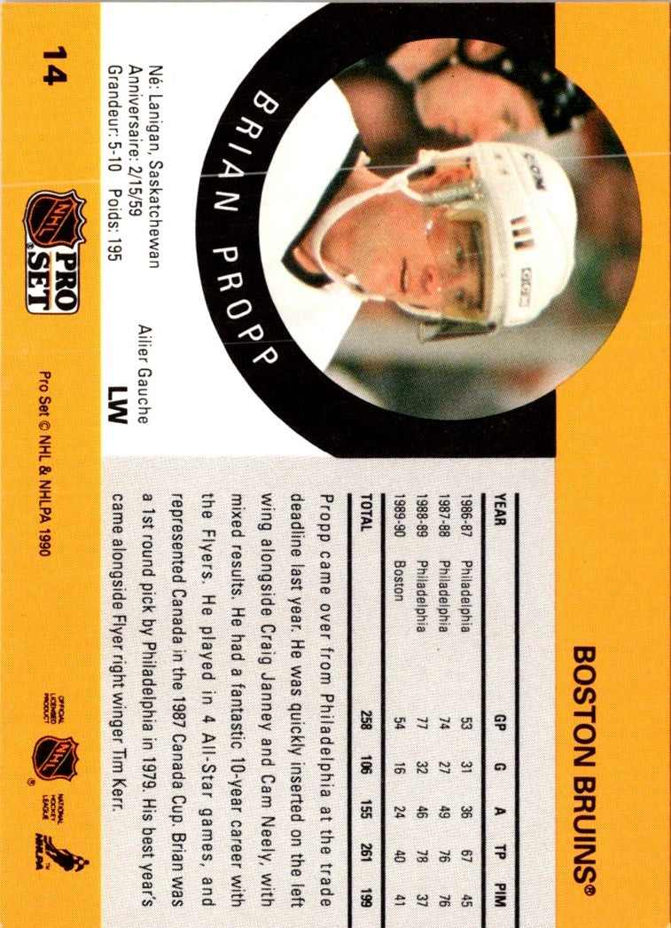 1990 Pro Set Brian Propp