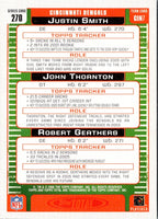 2006 Topps Total Justin Smith/John Thornton/Robert Geathers #270