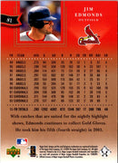 2004 Upper Deck Diamond Collection All-Star Lineup Jim Edmonds