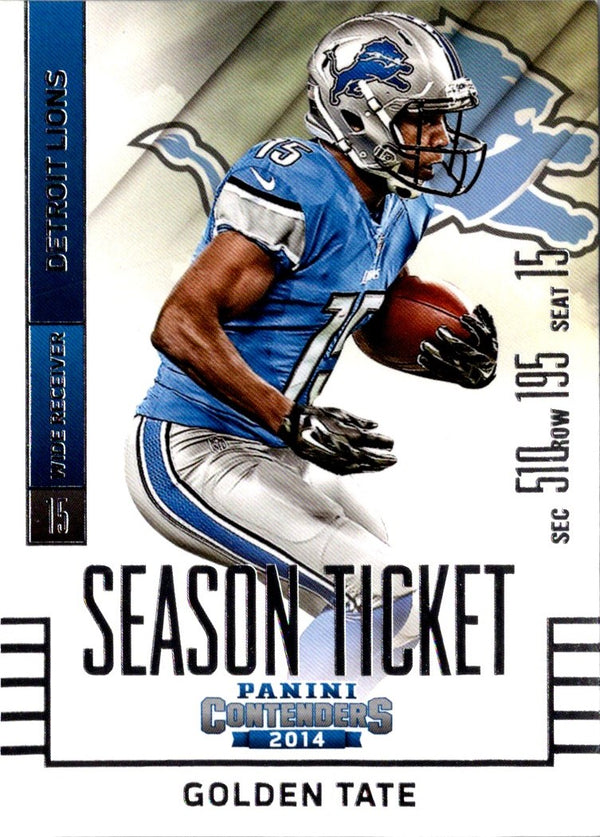 2014 Panini Contenders Golden Tate #60