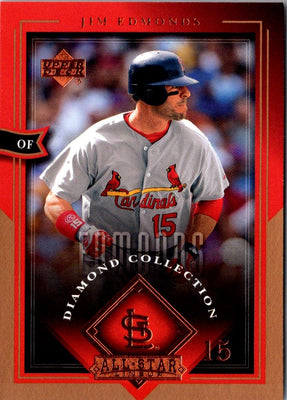 2004 Upper Deck Diamond Collection All-Star Lineup Jim Edmonds #81