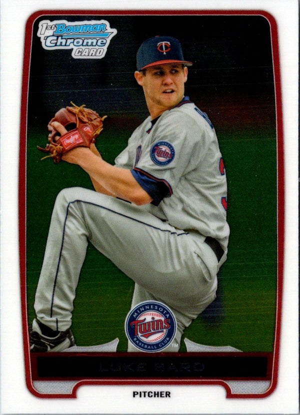 2012 Bowman Draft Picks & Prospects Chrome Luke Bard #BDPP15