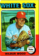 1975 Topps Wilbur Wood