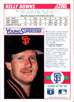 1988 Score Young Superstars I Kelly Downs #19