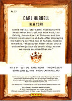 2019 Panini Diamond Kings Carl Hubbell #23