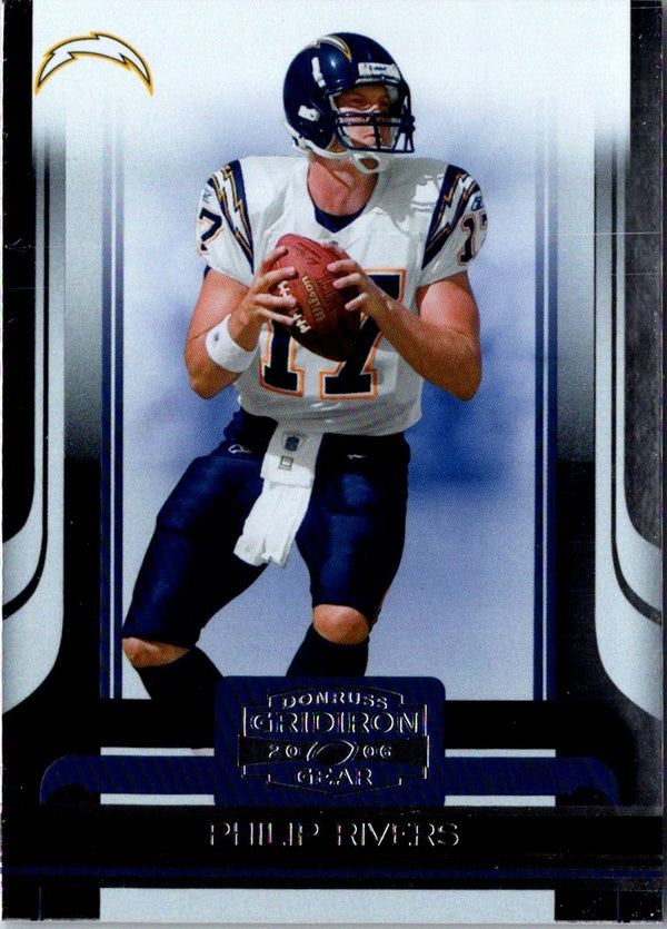 2006 Donruss Gridiron Gear Philip Rivers #85