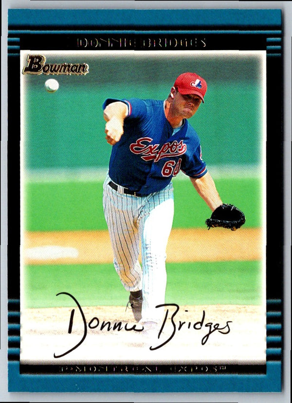 2002 Bowman Donnie Bridges #326