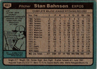 1980 Topps Stan Bahnsen #653