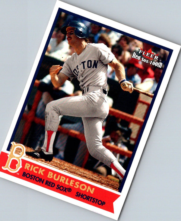 2001 Fleer Boston Red Sox 100th Anniversary Rick Burleson #51