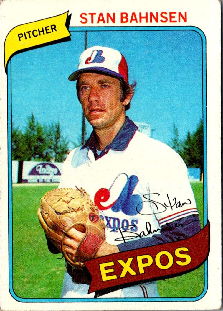 1980 Topps Stan Bahnsen