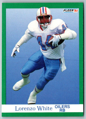 1991 Fleer Lorenzo White #73