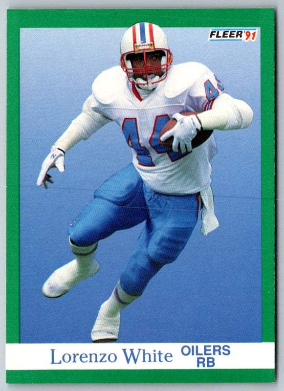 1991 Fleer Lorenzo White #73
