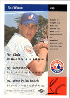 1994 Fleer Excel Neil Weber #229