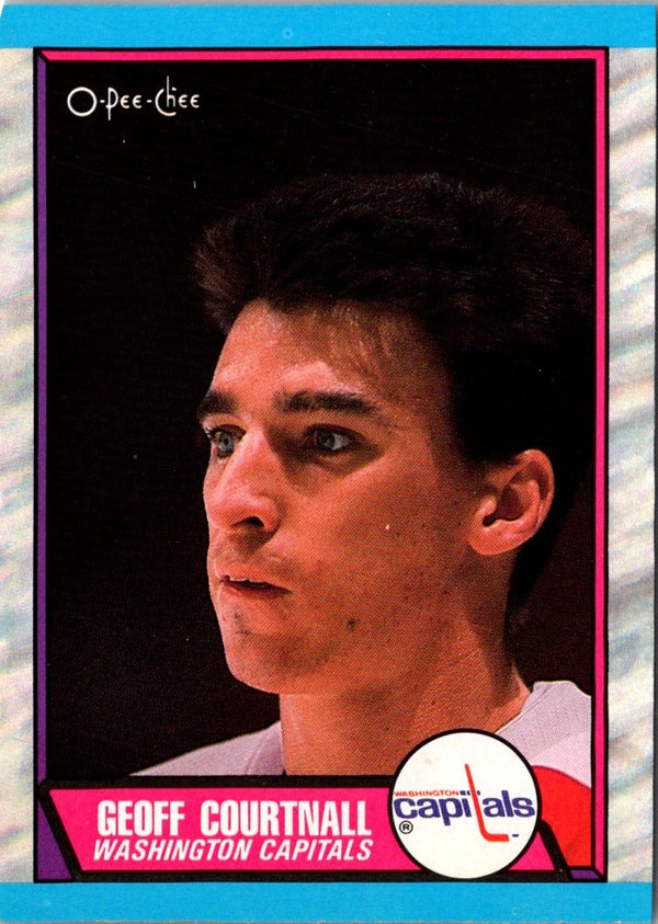 1989 O-Pee-Chee Geoff Courtnall #111 Rookie