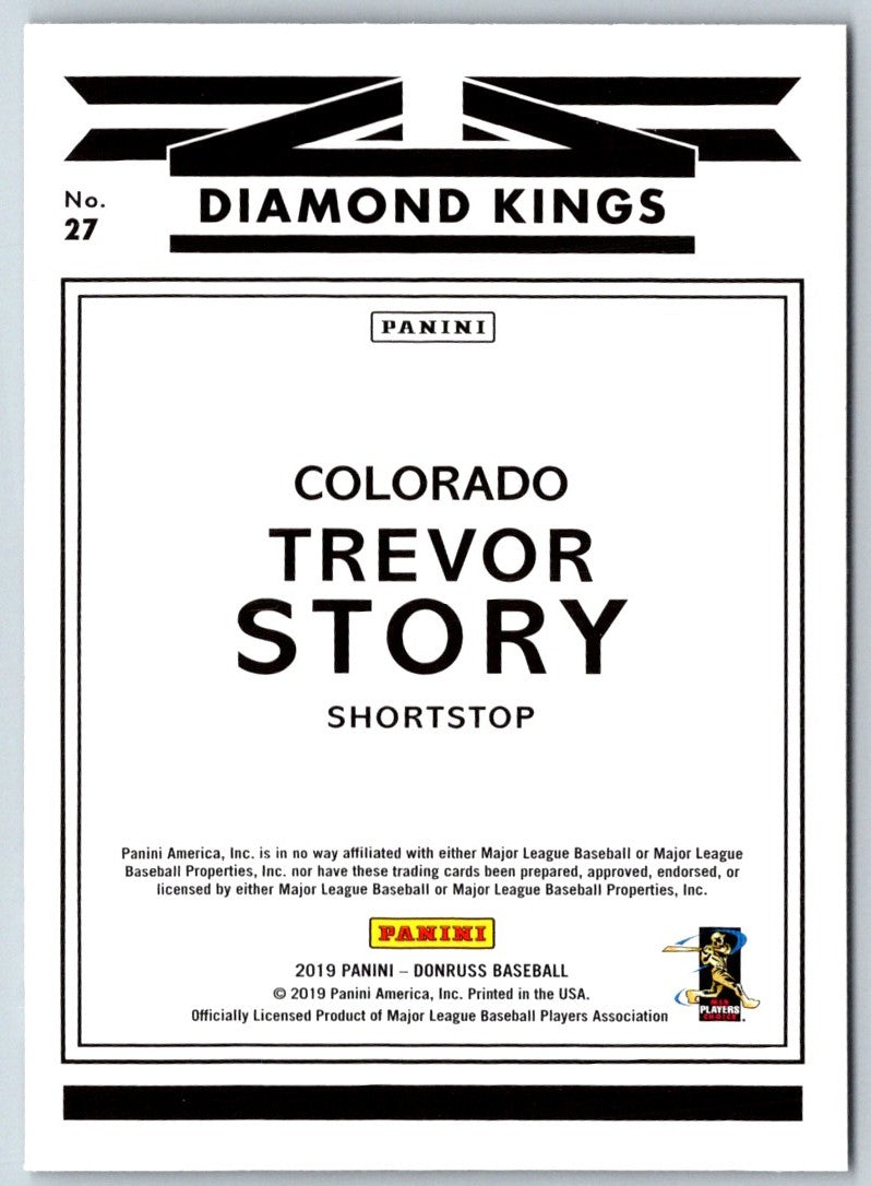 2019 Donruss Trevor Story